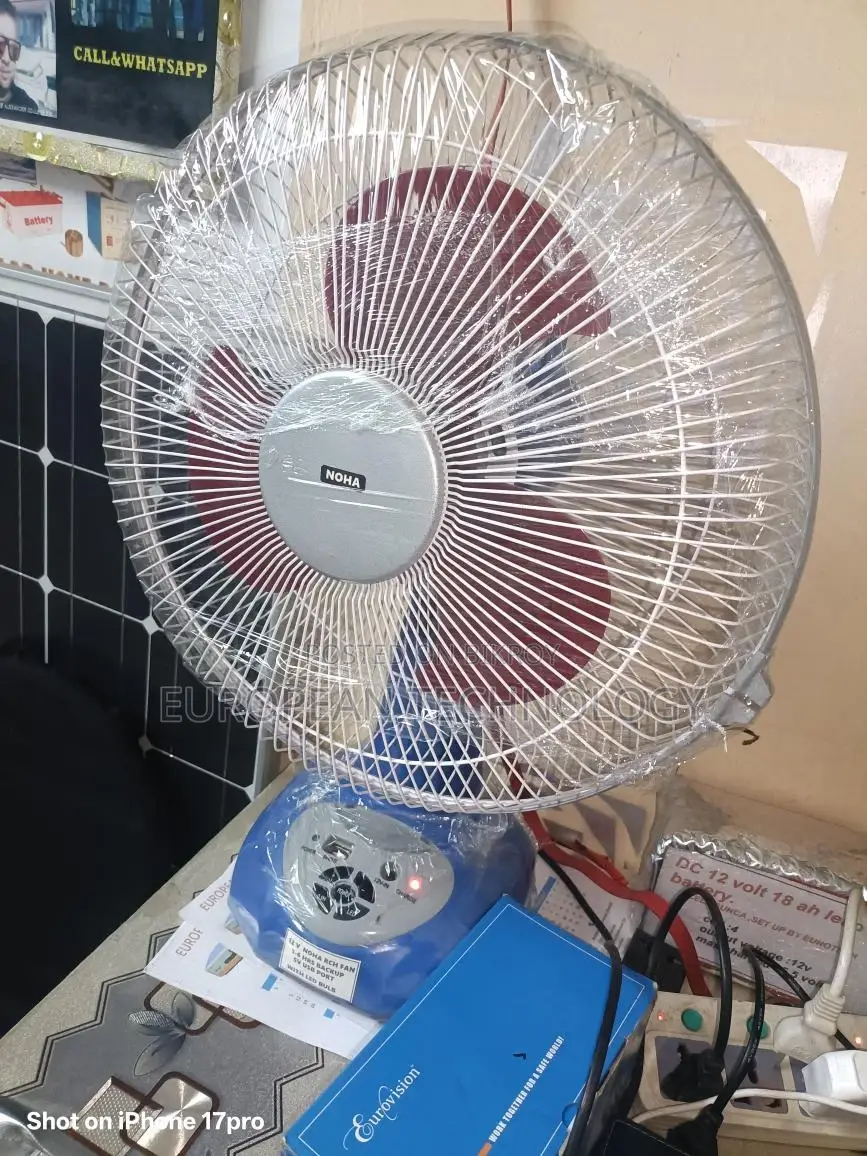 Brand New Noha 16-inch Rechargeable Fan