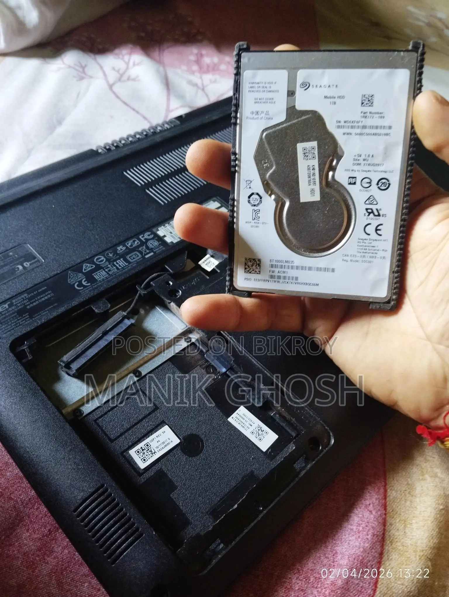 Seagate 1TB HDD