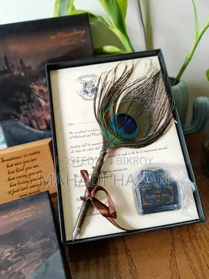 Peacock Feather Ink Pen