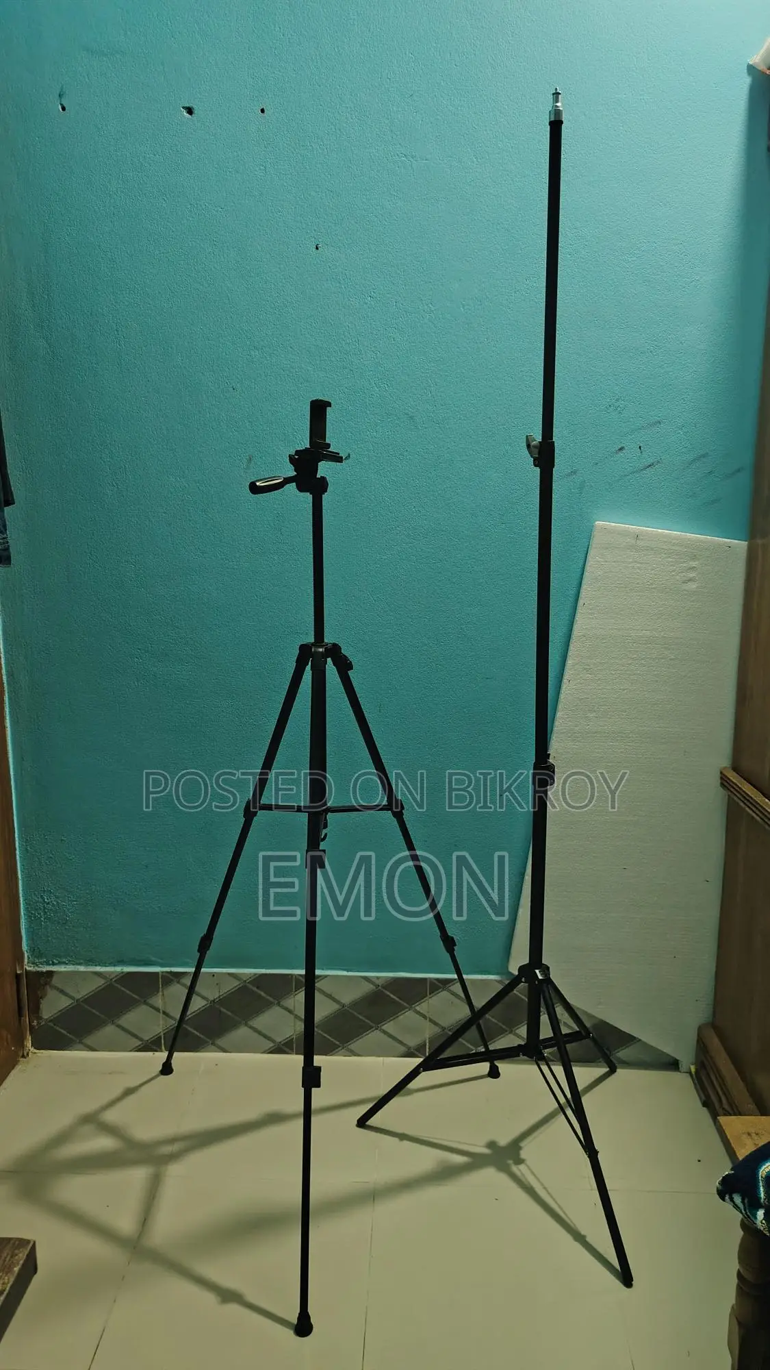 2 Mobile Phone/Light Stand Tripods for Sale