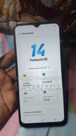Vivo Y22 4+4/128 (Used)