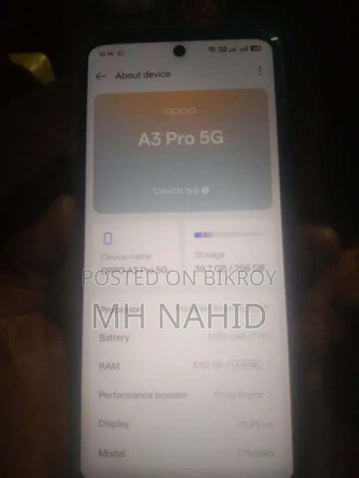 OPPO A3 pro 2016 (Used)