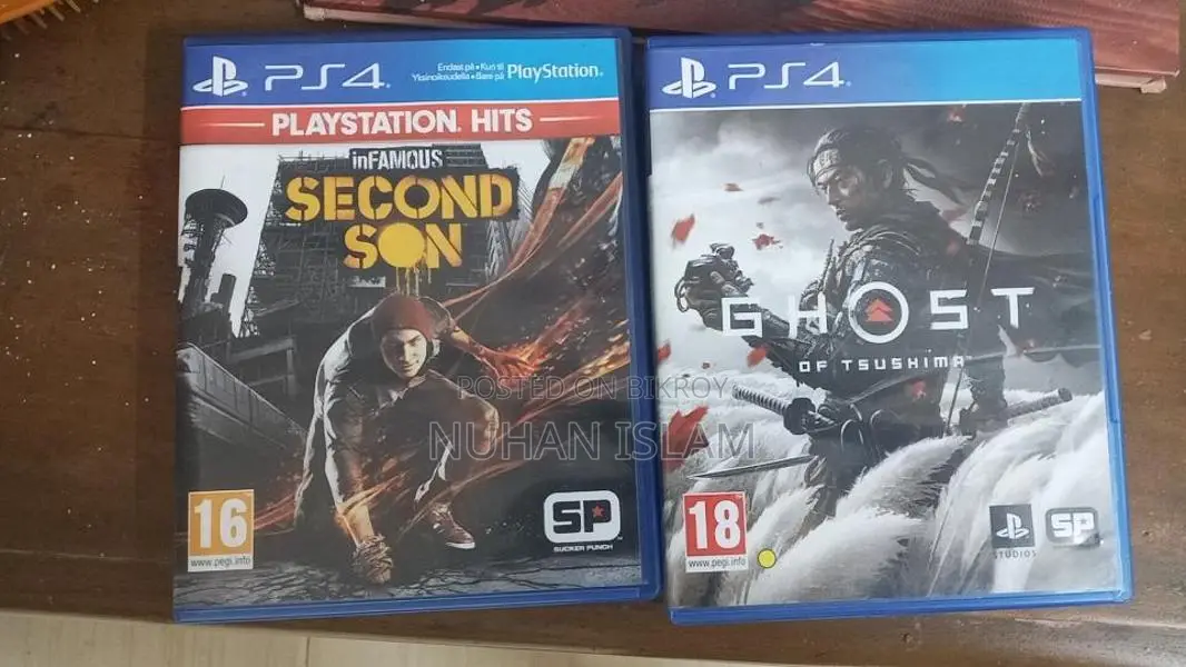 Ghost Of Tsushima And Infamous Second Son For Playstation 4