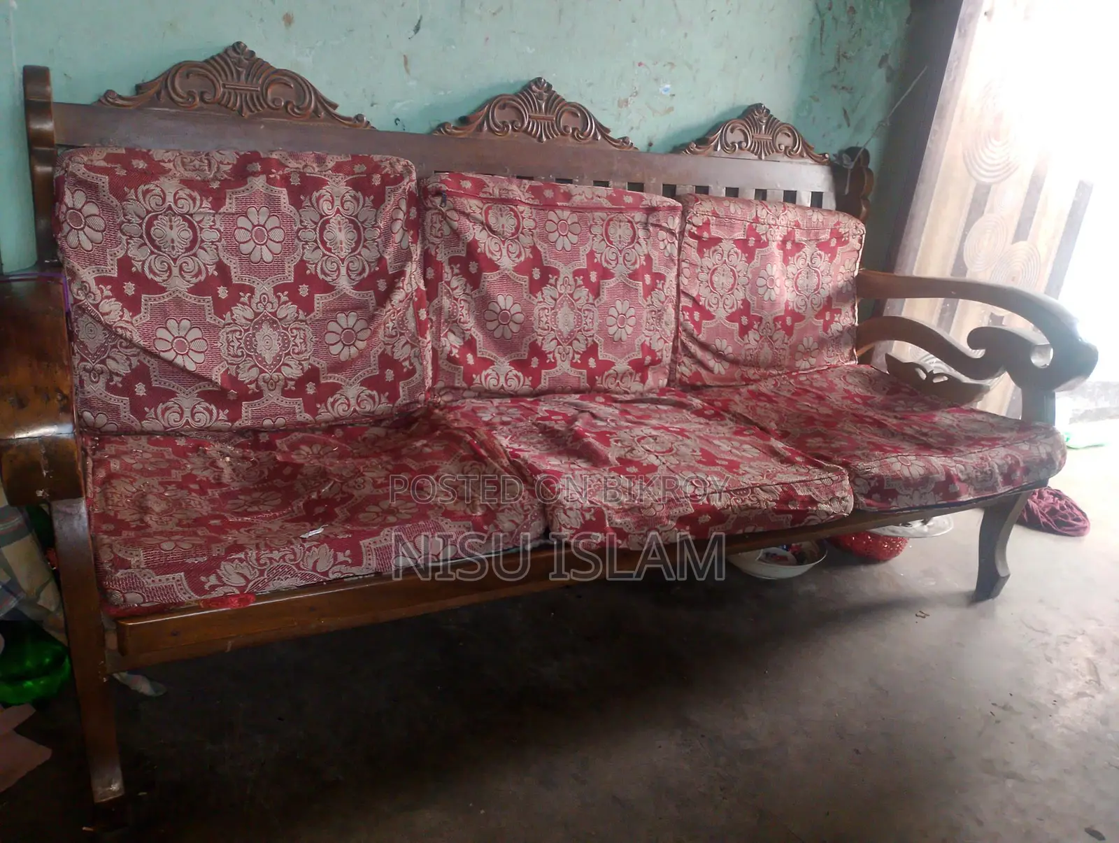 Teak Wood Sofa