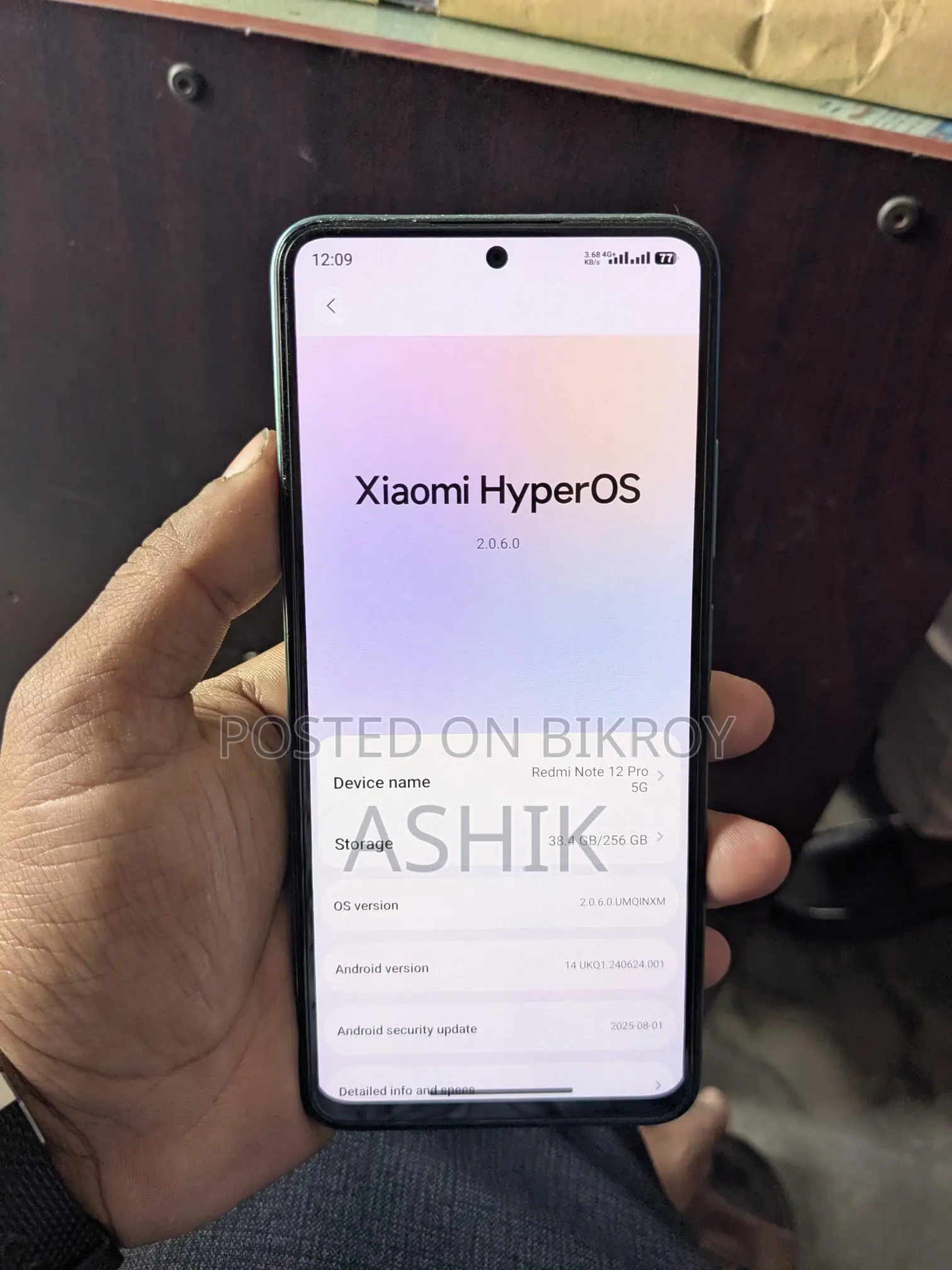 Xiaomi Note 12 pro 8/256 (ব্যবহৃত)