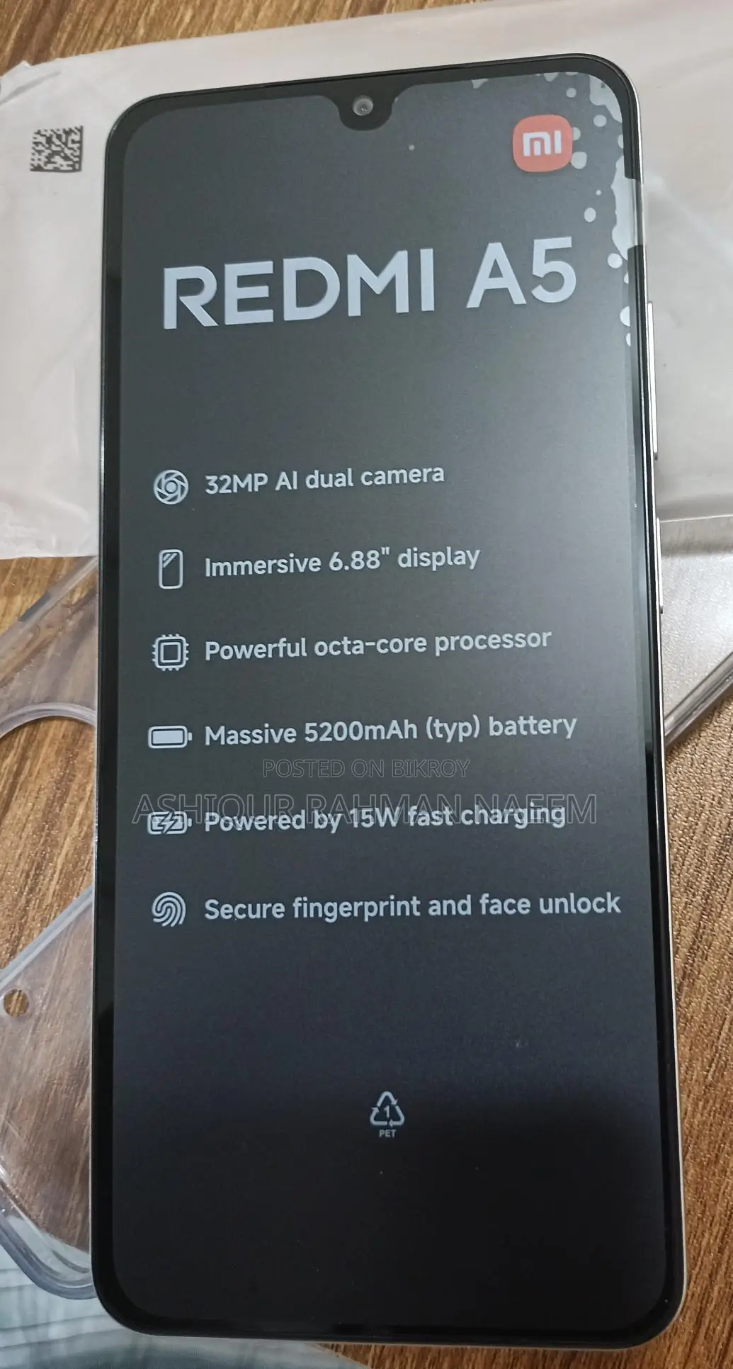Xiaomi Redmi A5 6GB RAM 128GB ROM (Used)