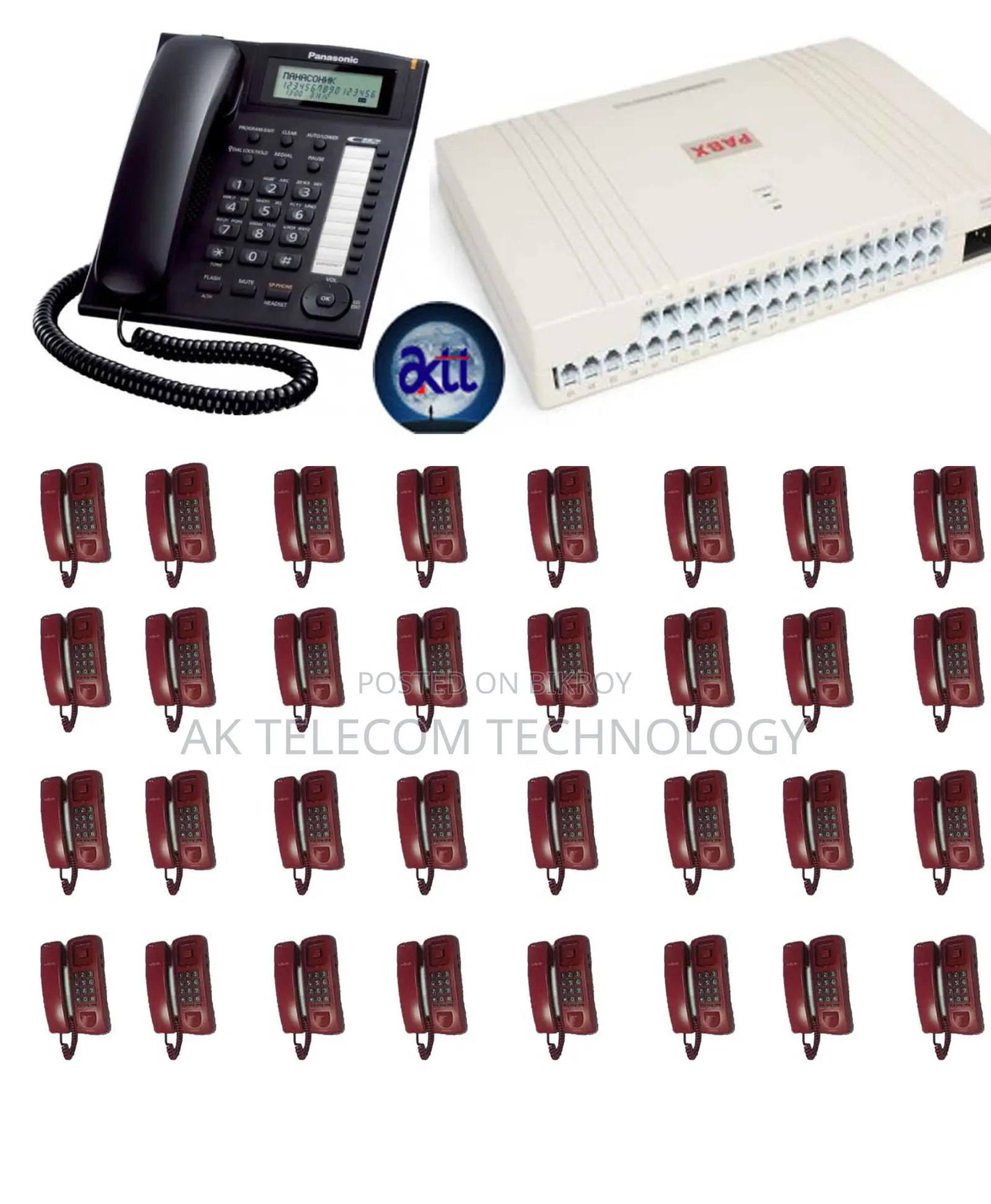 32-Line Telephone Set Full Package Intercom for BD 2026