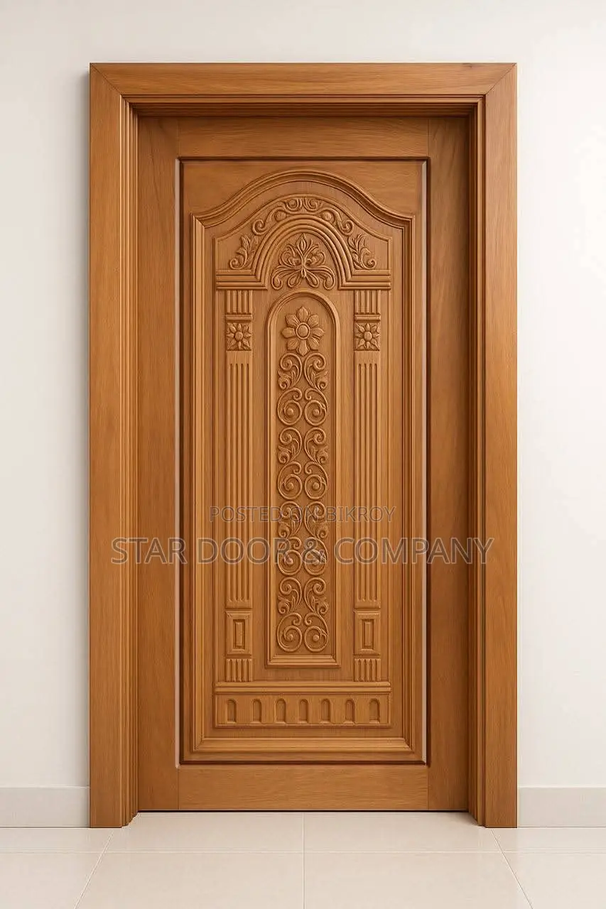 Mahogany Wood Doors with Frames