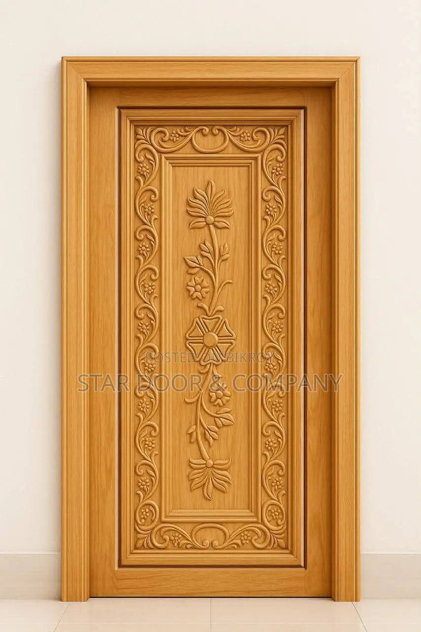 Mahogany Wood Doors with Frames