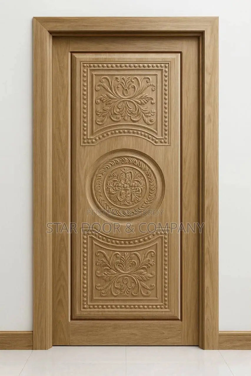 Mahogany Wood Doors with Frames