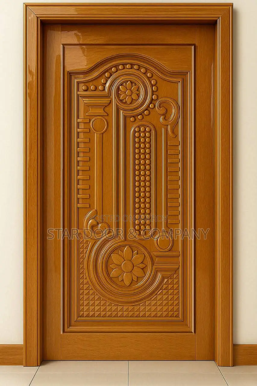 Mahogany Wood Doors with Frames