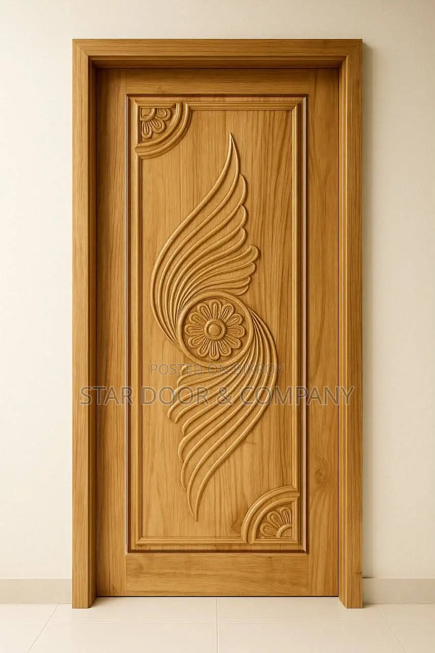 Mahogany Wood Doors with Frames