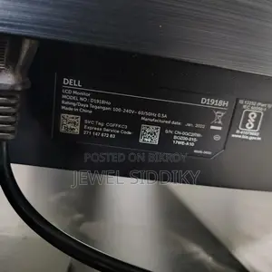 Dell D1918h 18.5 Inch Led Monitor Vga, and Hdmi Support