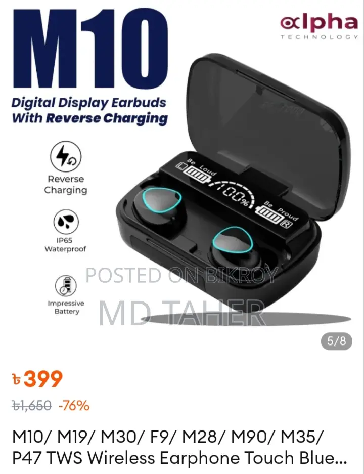 TWS Wireless Headphones and Earphones