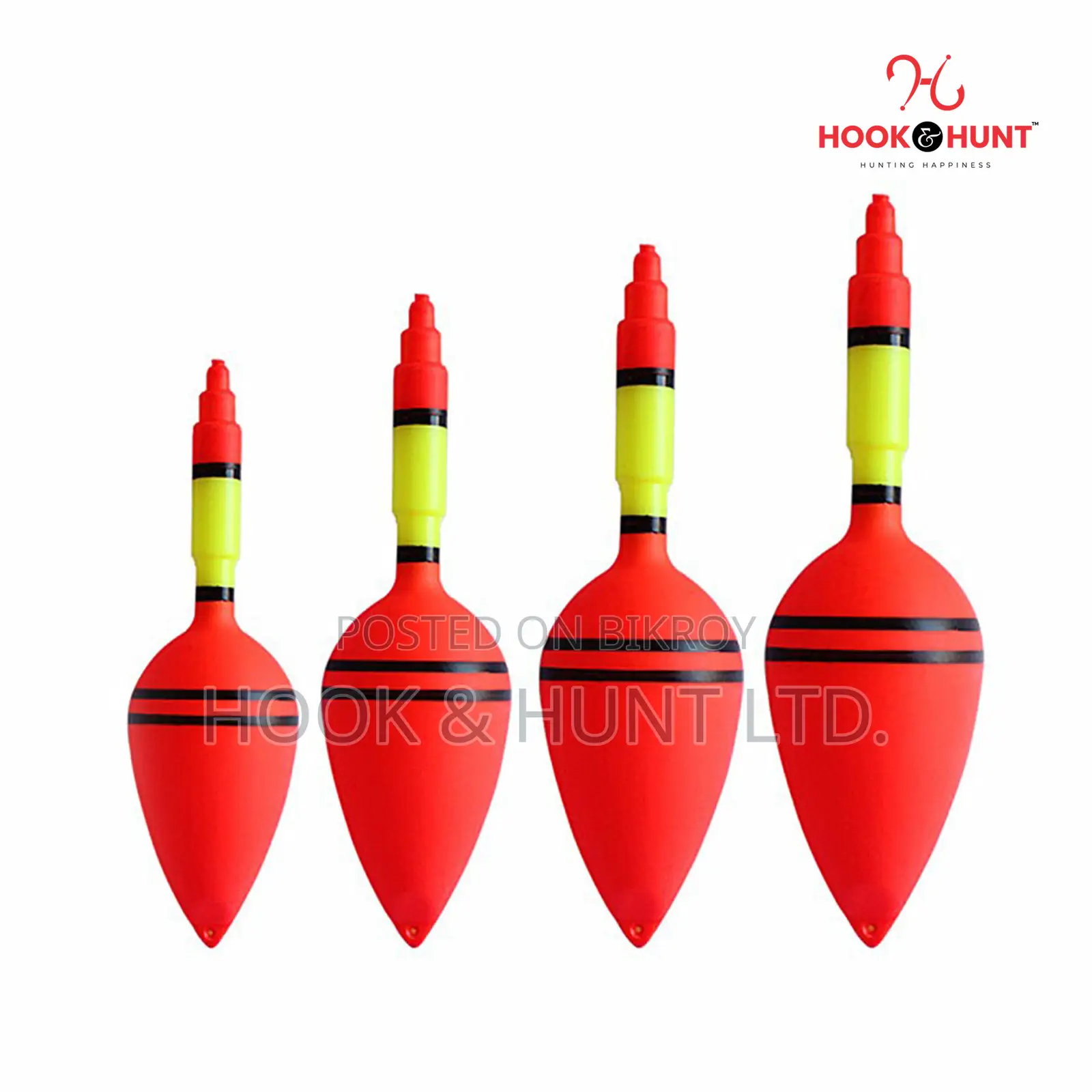 05 Pcs Big Belly Fishing Float | EVA Sea Hook & Hunt