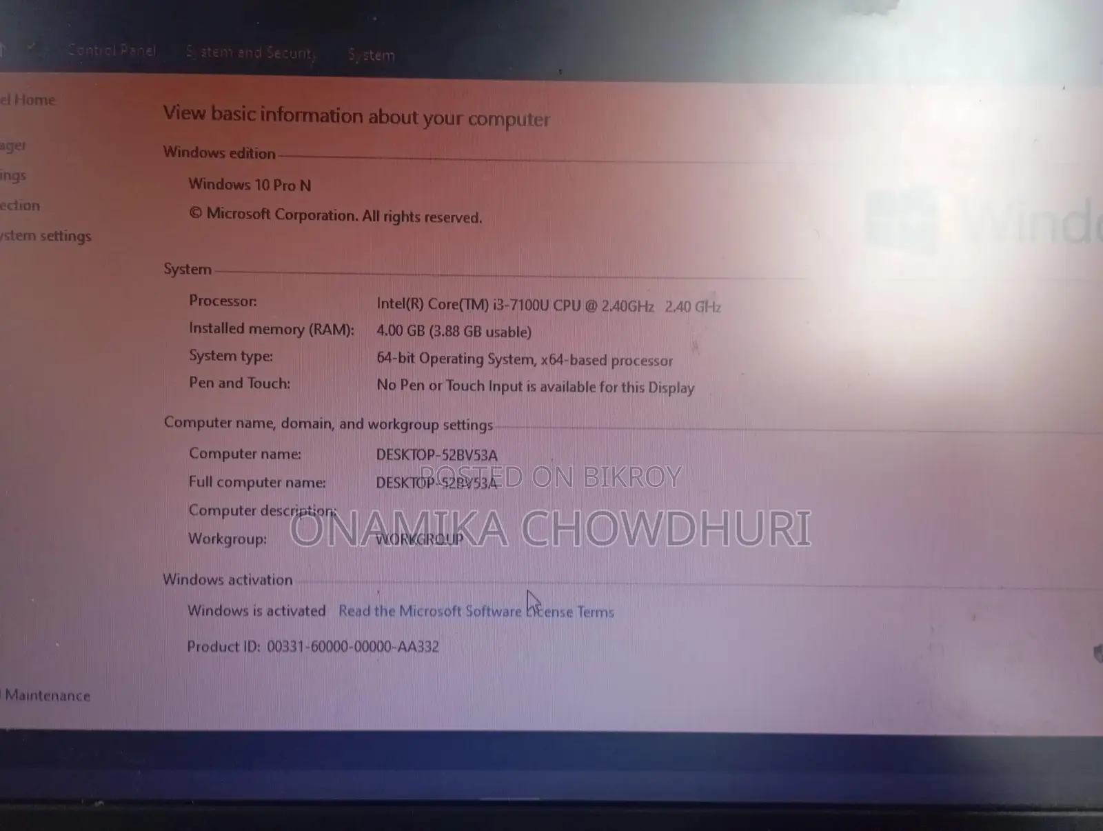 Lenovo Ideapad 320 exchange possible