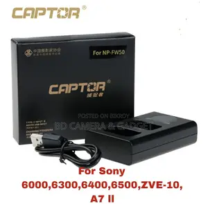 Sony Fw50 Dual charger (6400+6000+6300+6500+ZVE10)