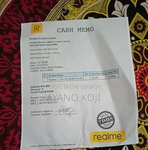 Realme 11pro 5g 2023 (Used)