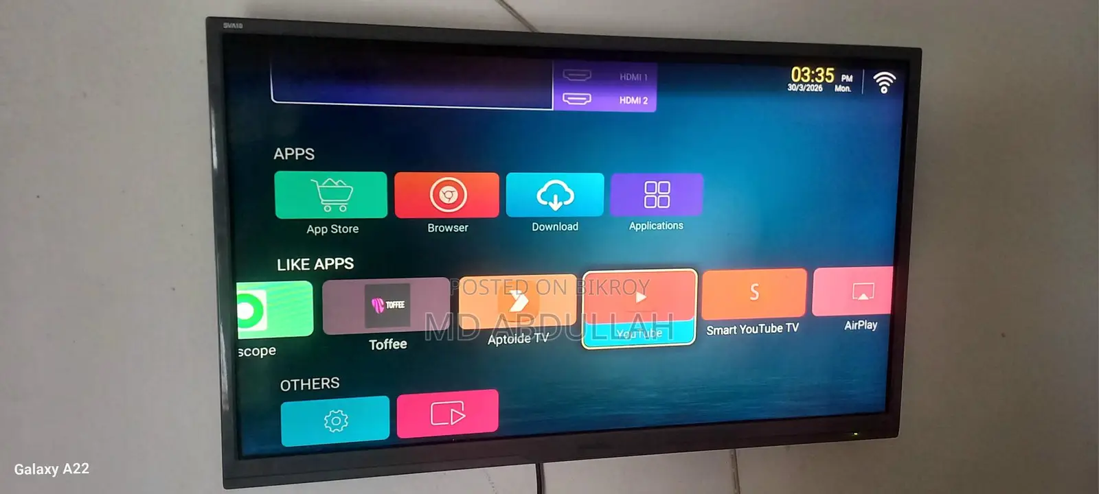 Walton smart Android TV 32"