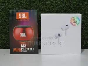 ৩টি কম্বো প্যাক 1, P9 Headphone 2, JBL M-3 Bluetooth Speaker 3,Airpods