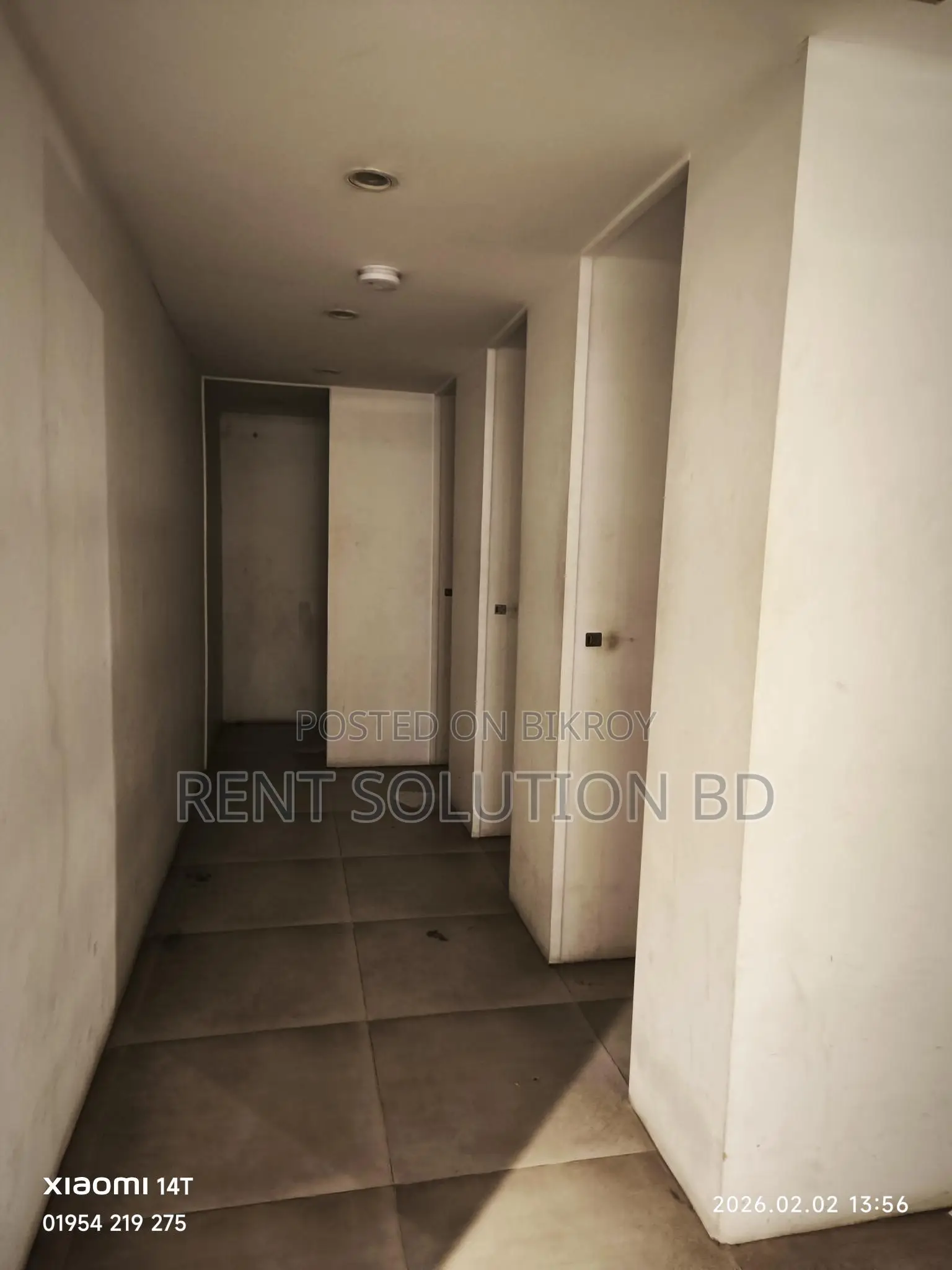 Open space for showroom, office