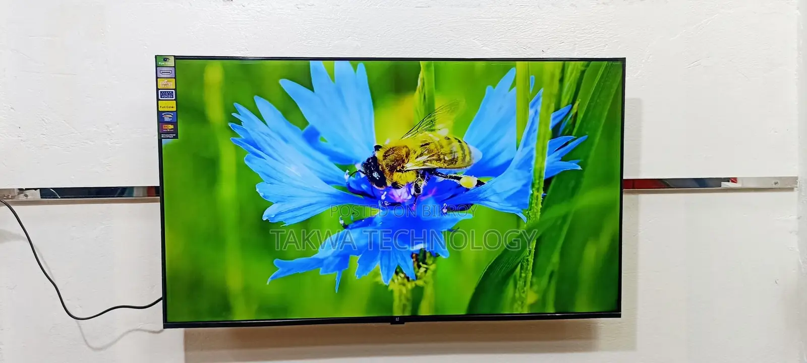One Plus-43" Inch Smart Android Frameless Voice Control Dolby Audio Sound