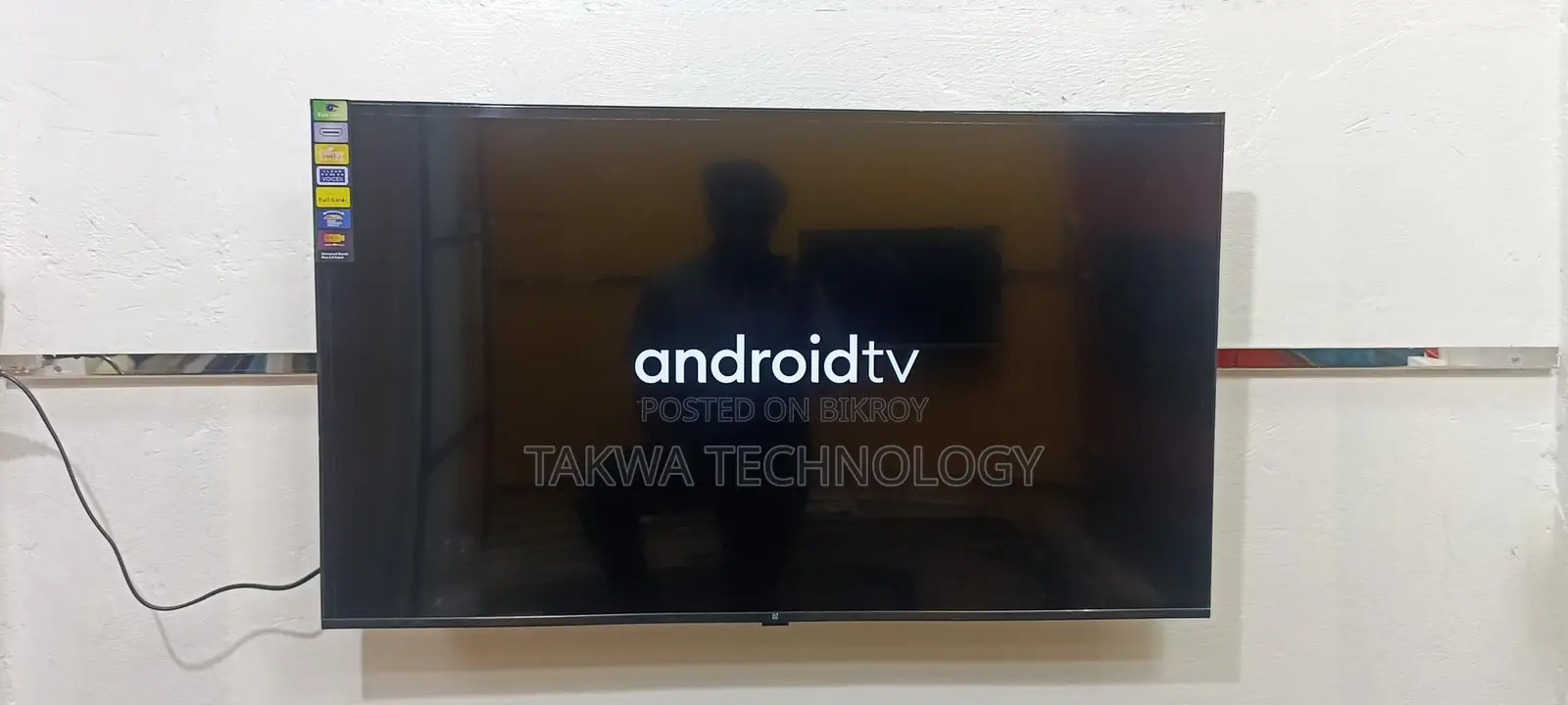 One Plus-43" Inch Smart Android Frameless Voice Control Dolby Audio Sound