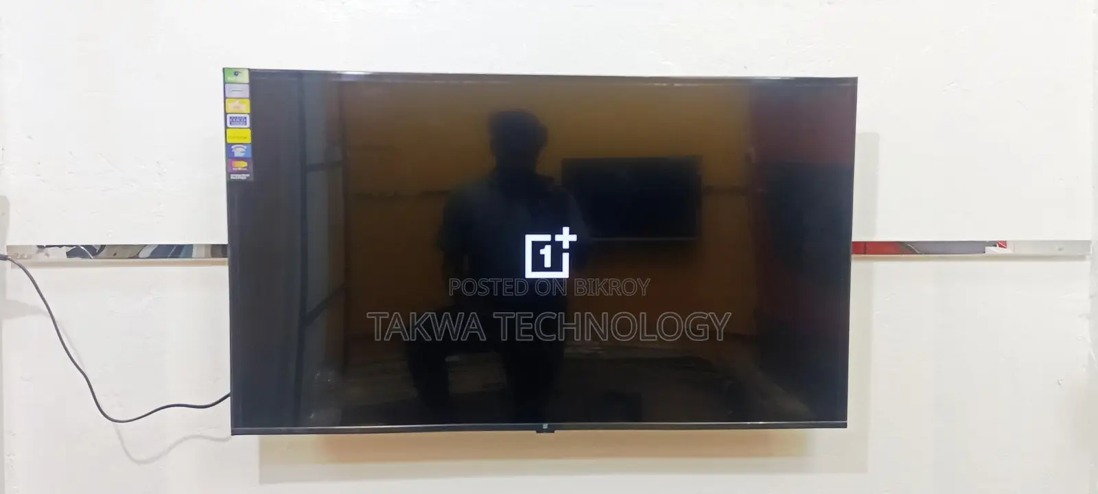 One Plus-43" Inch Smart Android Frameless Voice Control Dolby Audio Sound