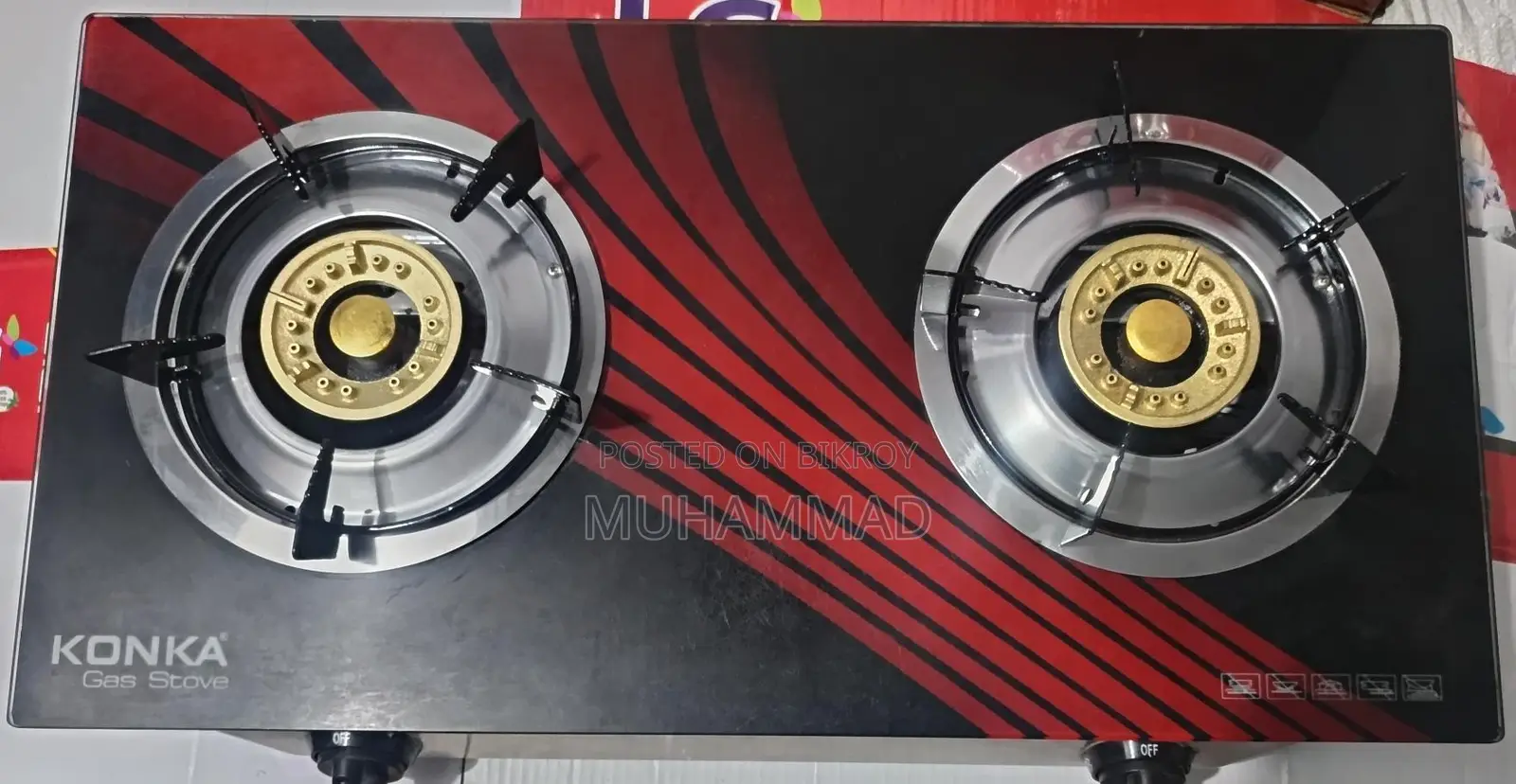 Double Gas Stove