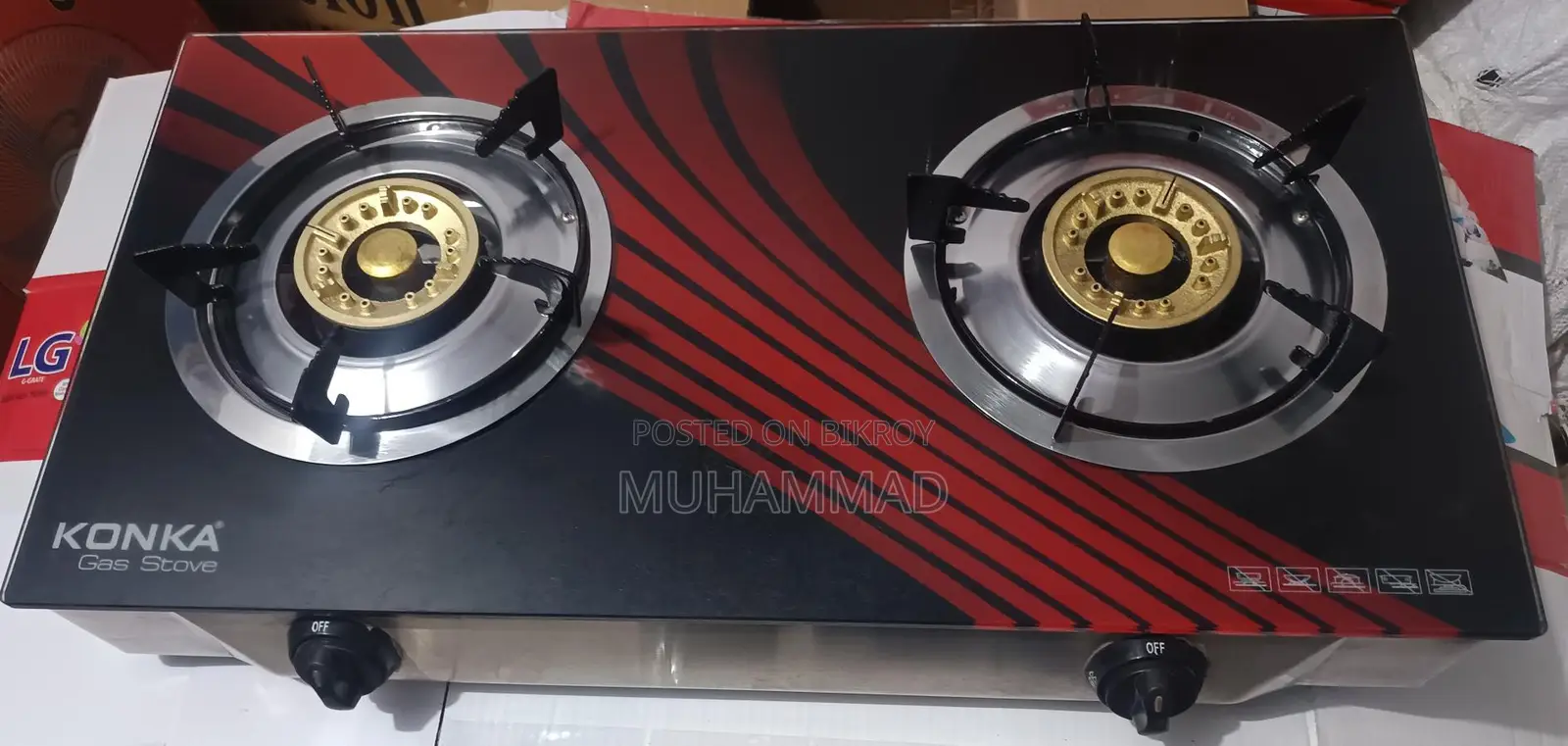 Double Gas Stove
