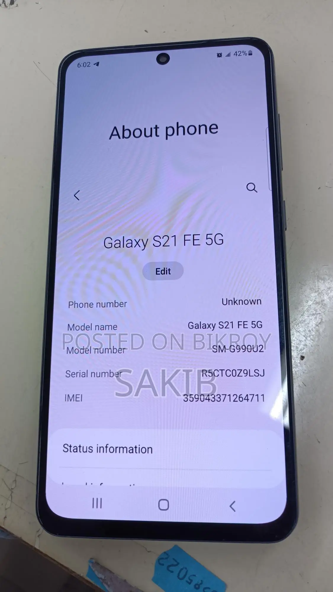 Samsung Galaxy S21 FE 5G (Used)