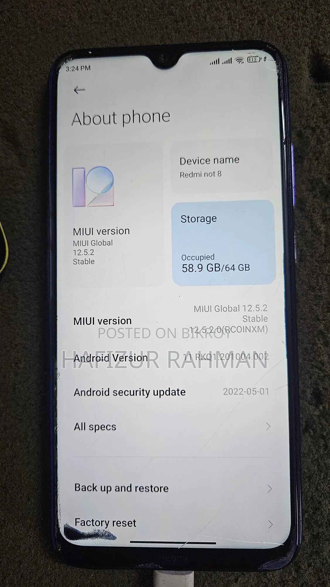 Xiaomi Redmi Note 8 (Used)