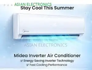 Hot & Cool Inverter 1.5 Ton AC Midea "MSM18HRI" Model