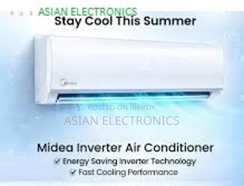 Hot & Cool Inverter 1.5 Ton AC Midea "MSM18HRI" Model