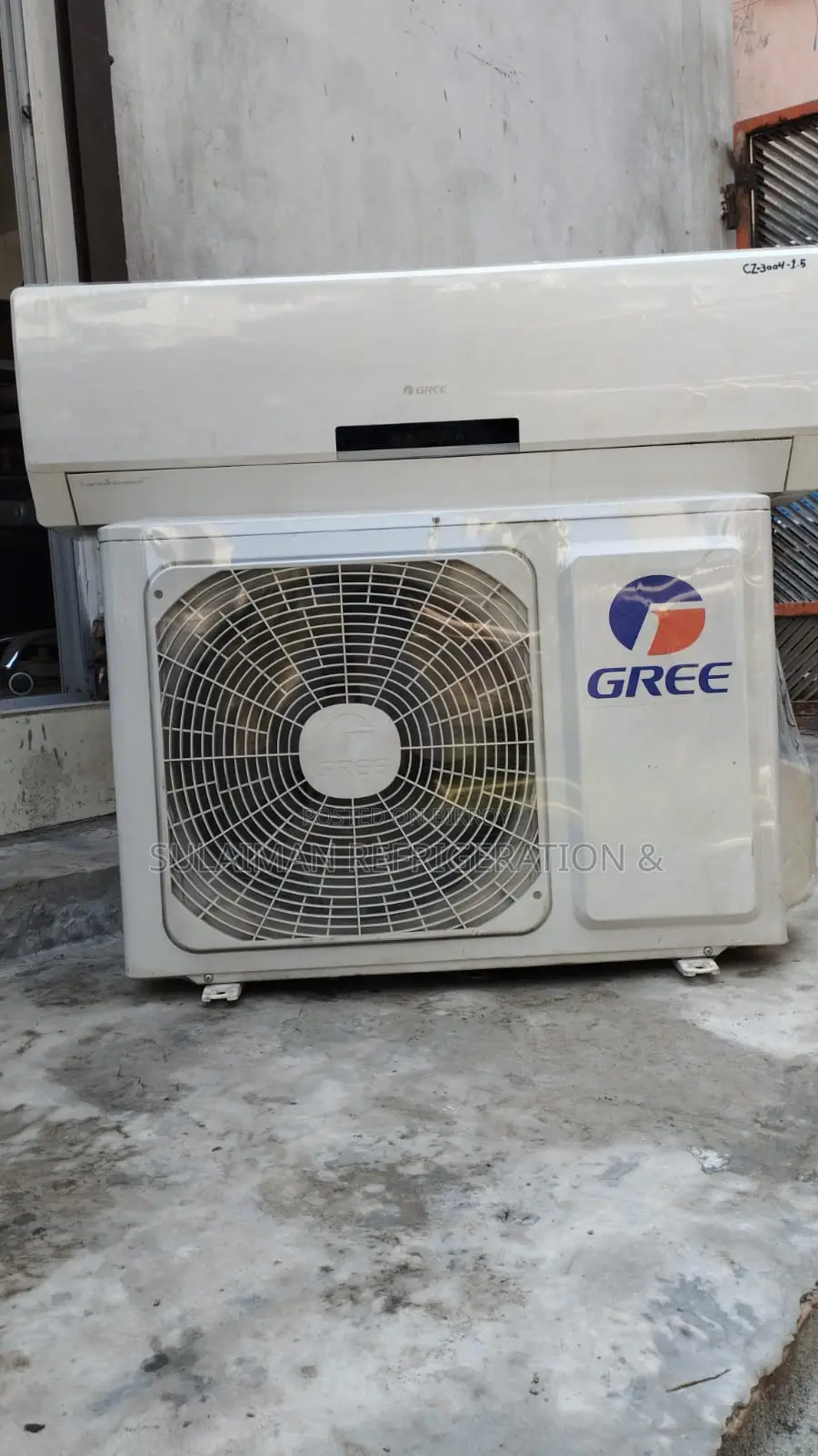 Gree non inverter 1.5 ton air condition