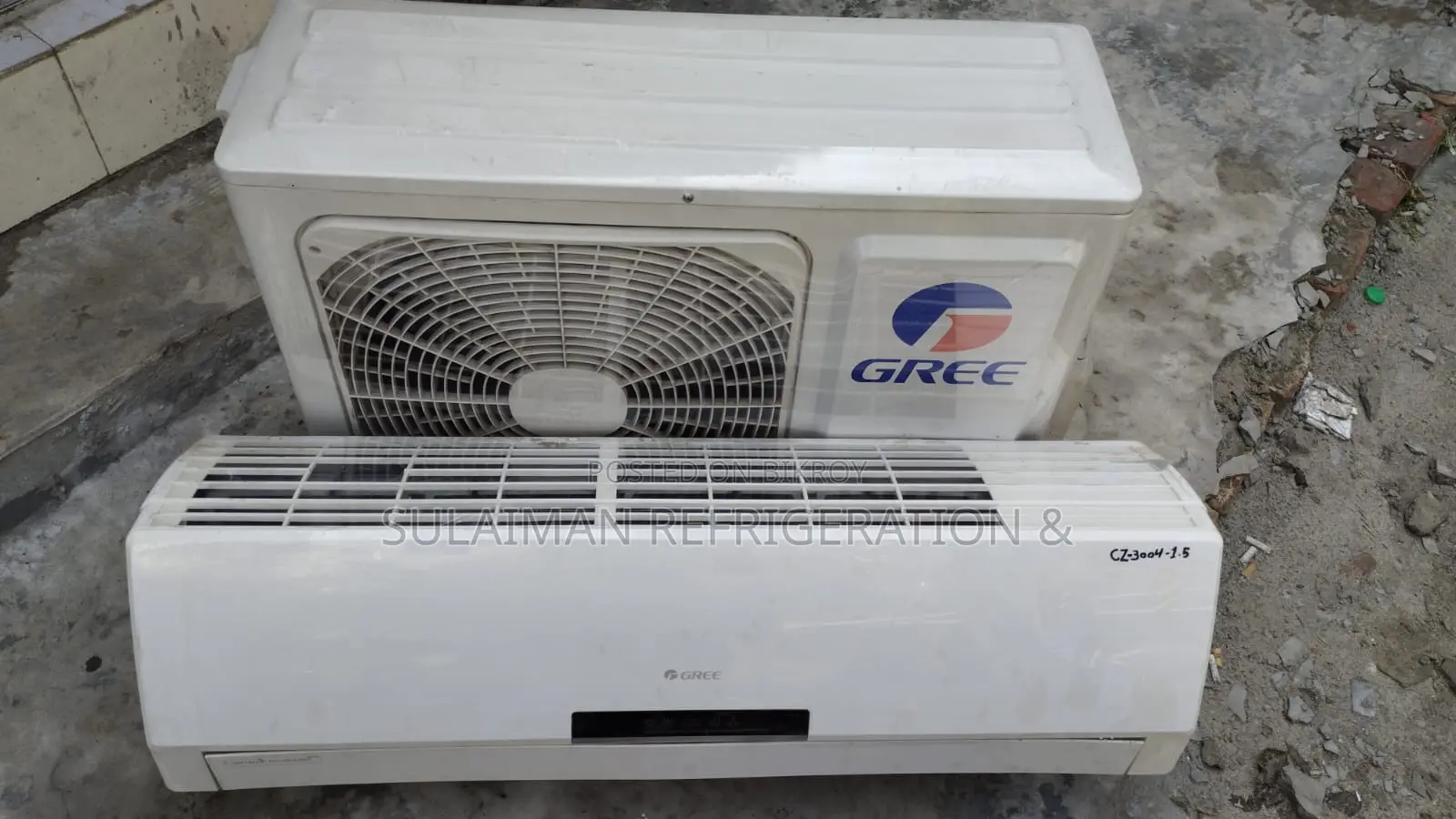 Gree non inverter 1.5 ton air condition