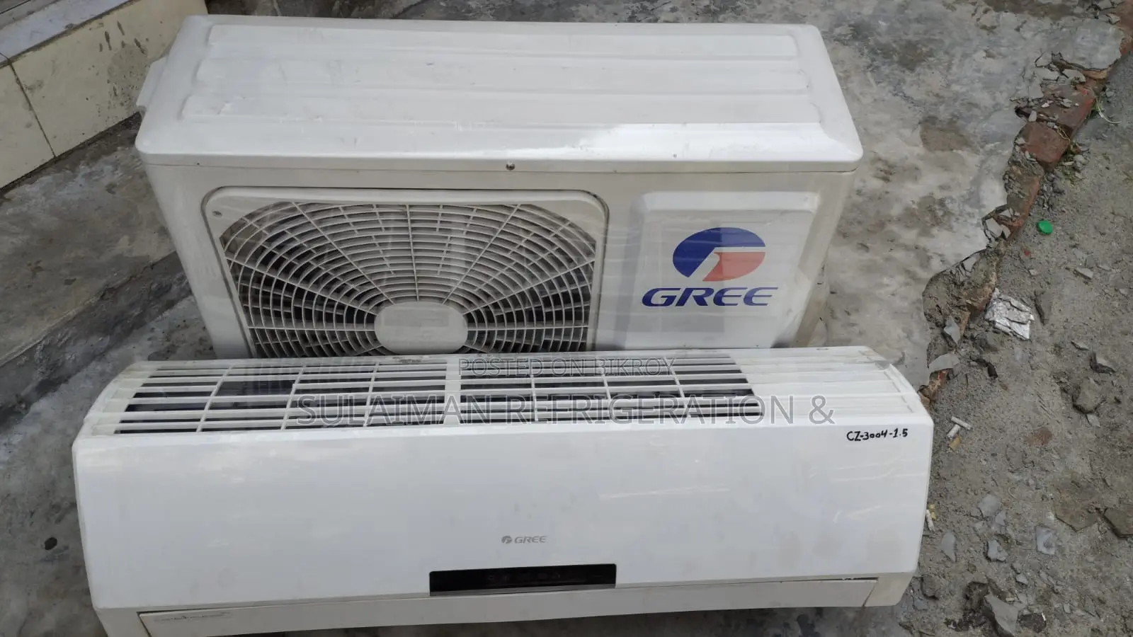 Gree non inverter 1.5 ton air condition