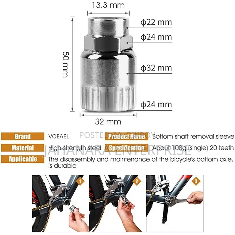 4-pcs Bicycle Repair Tool Kits Set