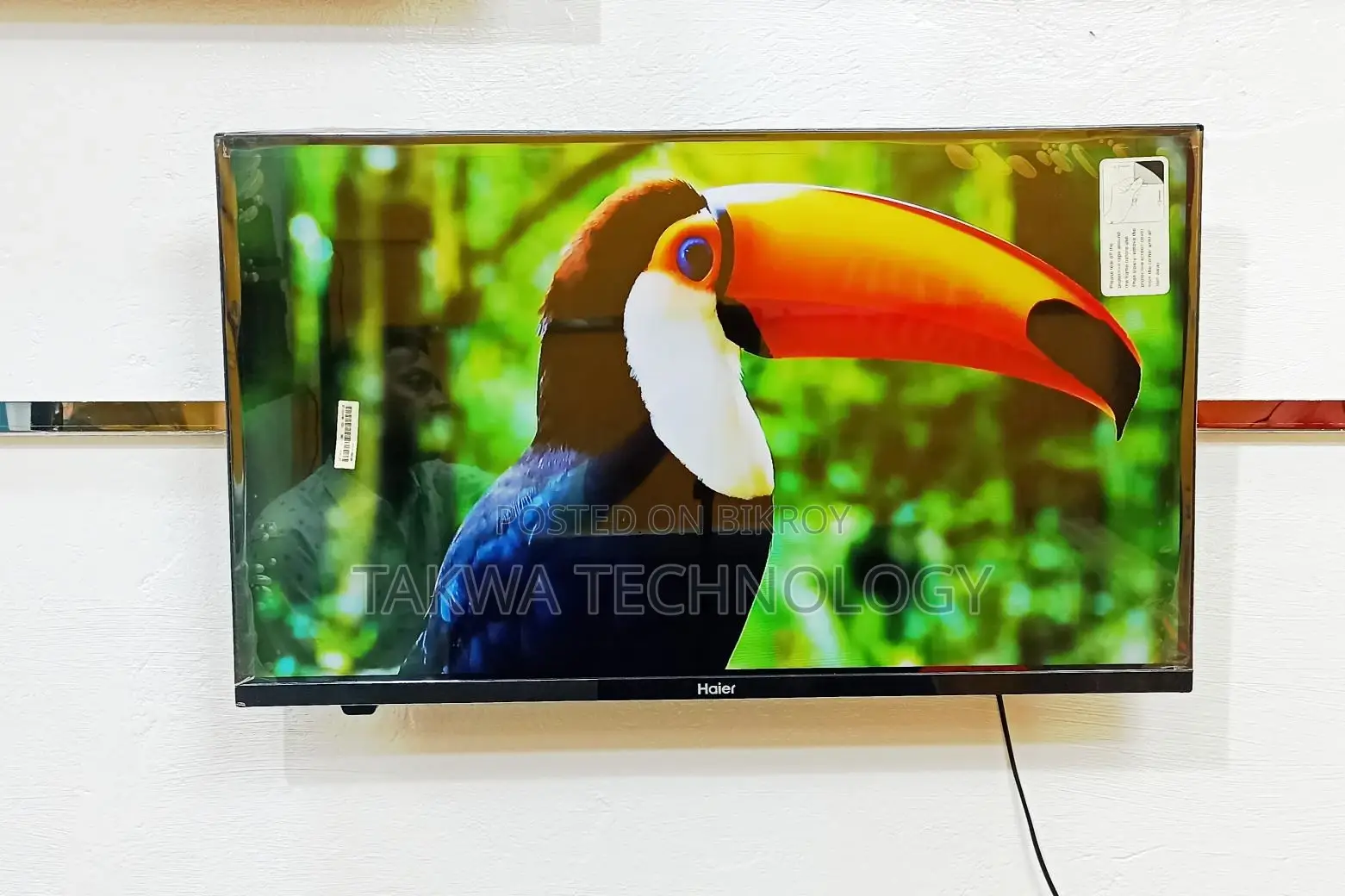 Haier-32" Inch Android Frameless Voice Control TV Full HD 1080P
