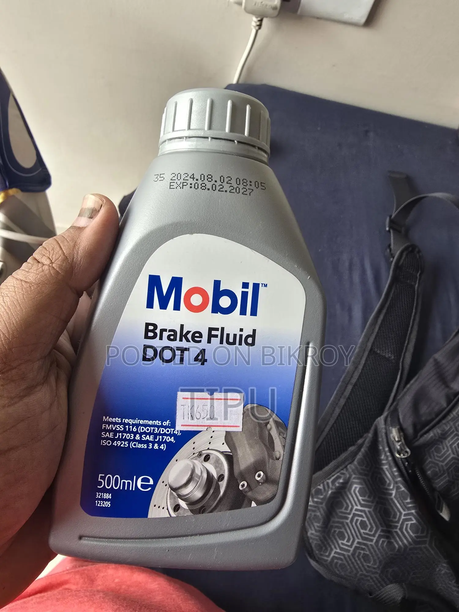 Brake Fluid/oil Mobil Dot 4