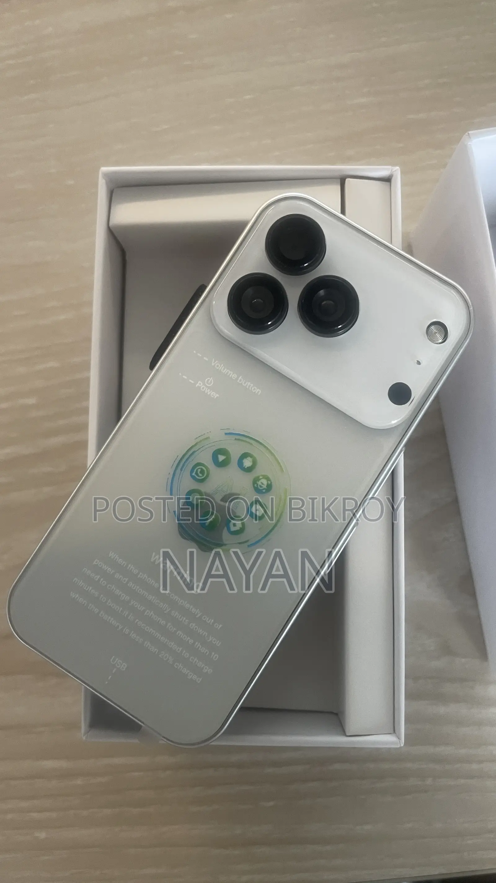 Apple iPhone 17 Pro কপি ফোন (ব্র্যান্ড নিউ)