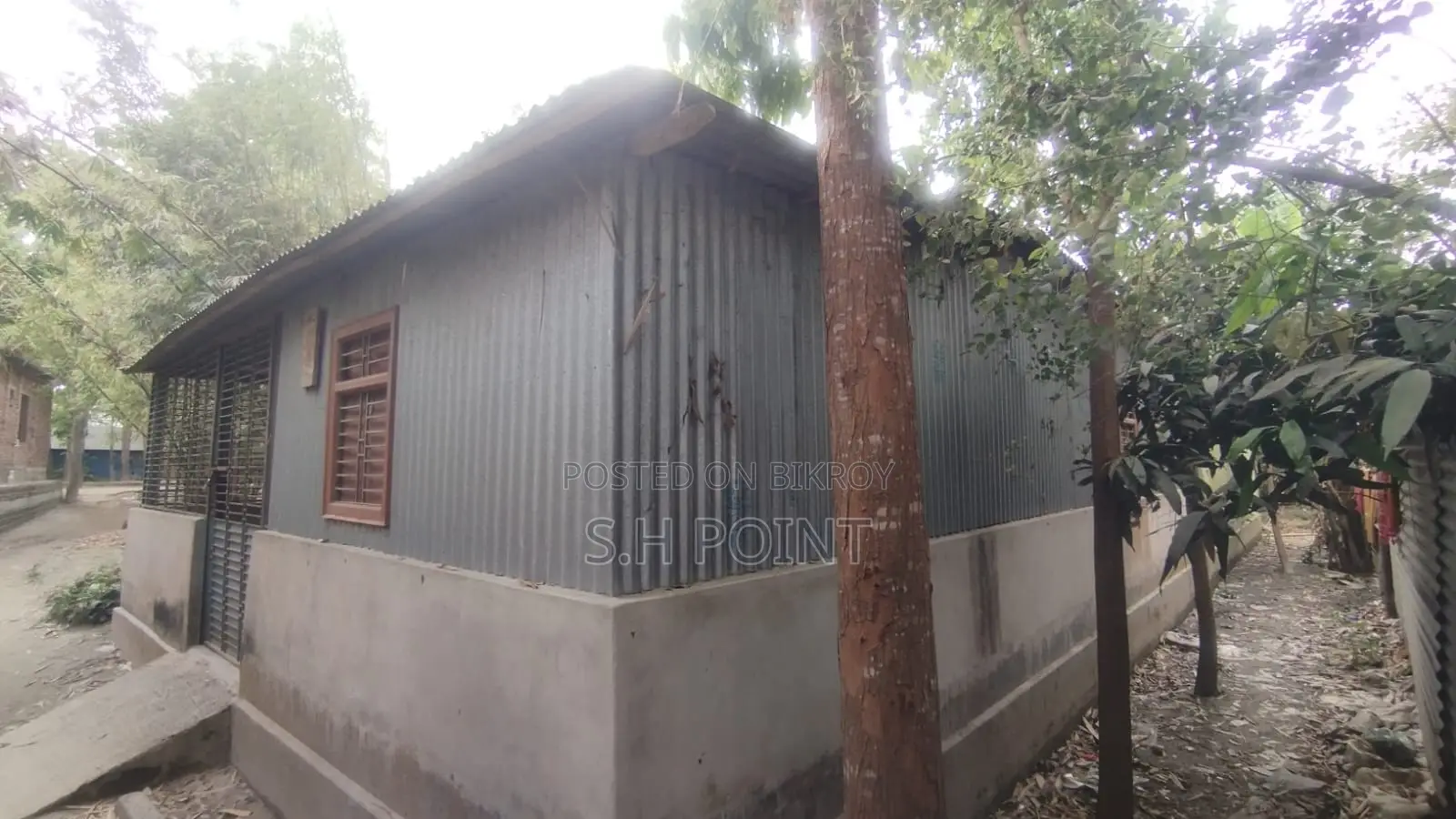 Land with House in Sirajganj City at 5.5 Lakh per Decimal