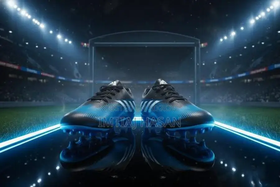 Exclusive Blue-Black Football Boots