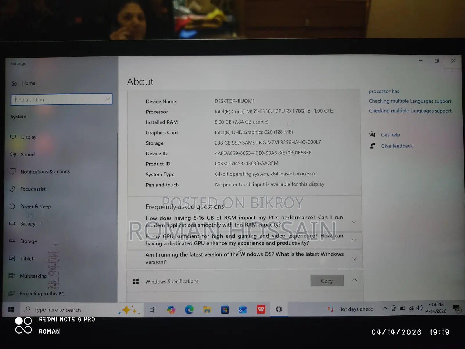 Lenovo turbo x1 fresh condition