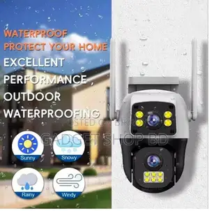 Dual Lens 4G Sim full HD 6MP Outdoor Waterproof IP Camera V380 pro