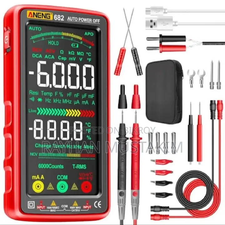Aneng 682 Smart Digital Multimeter Auto Range 6,000 Counts