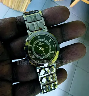 IMPERIAL Watch Beautiful Black Stone Dial