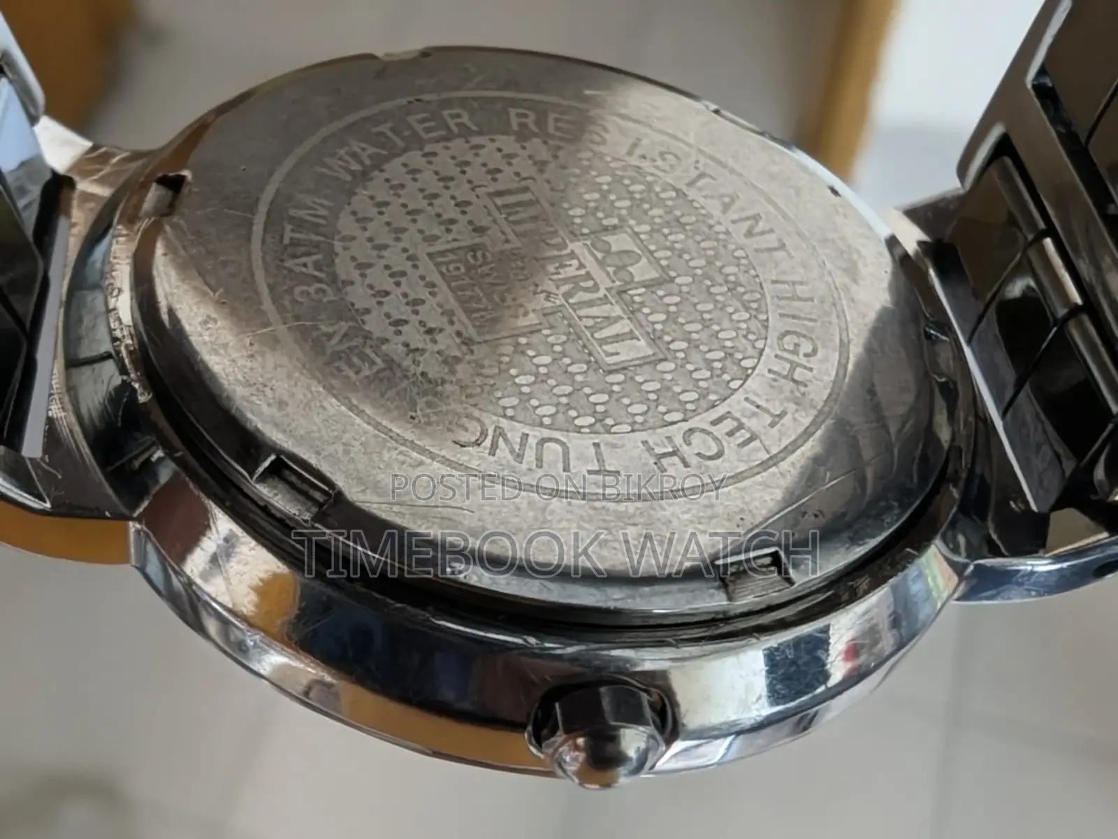 IMPERIAL Watch Beautiful Black Stone Dial