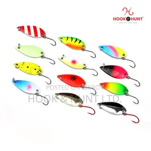 12 Pcs Metal Fishing Lure Set Box | Long Casting Lures Hook & Hunt