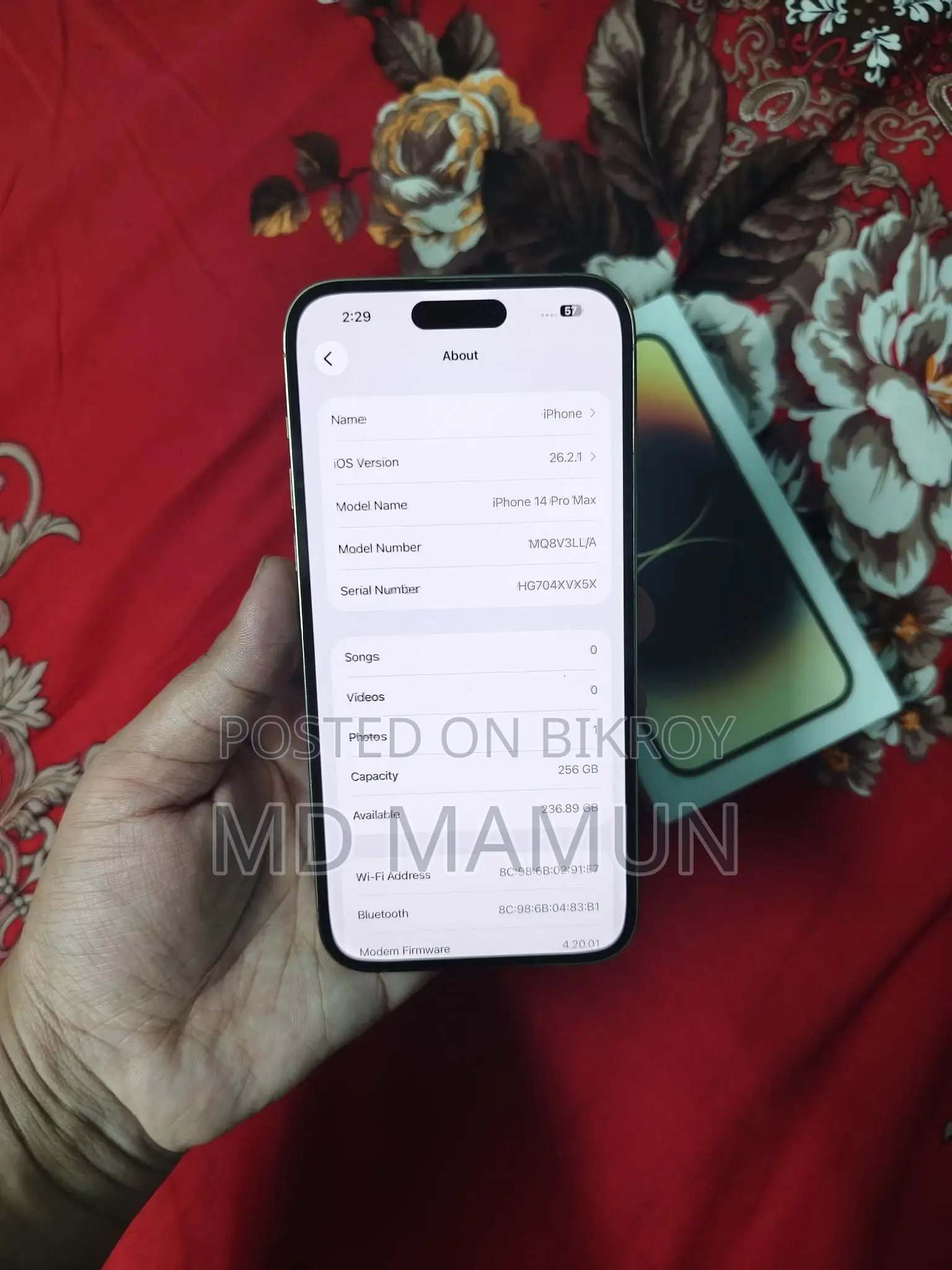 Apple iPhone 14 Pro Max 256 GB (Used)
